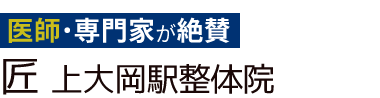 「匠 上大岡駅整体院」 ロゴ